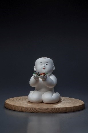 高田焼 磁器人形 高田焼 磁器人形 高田焼 磁器人形