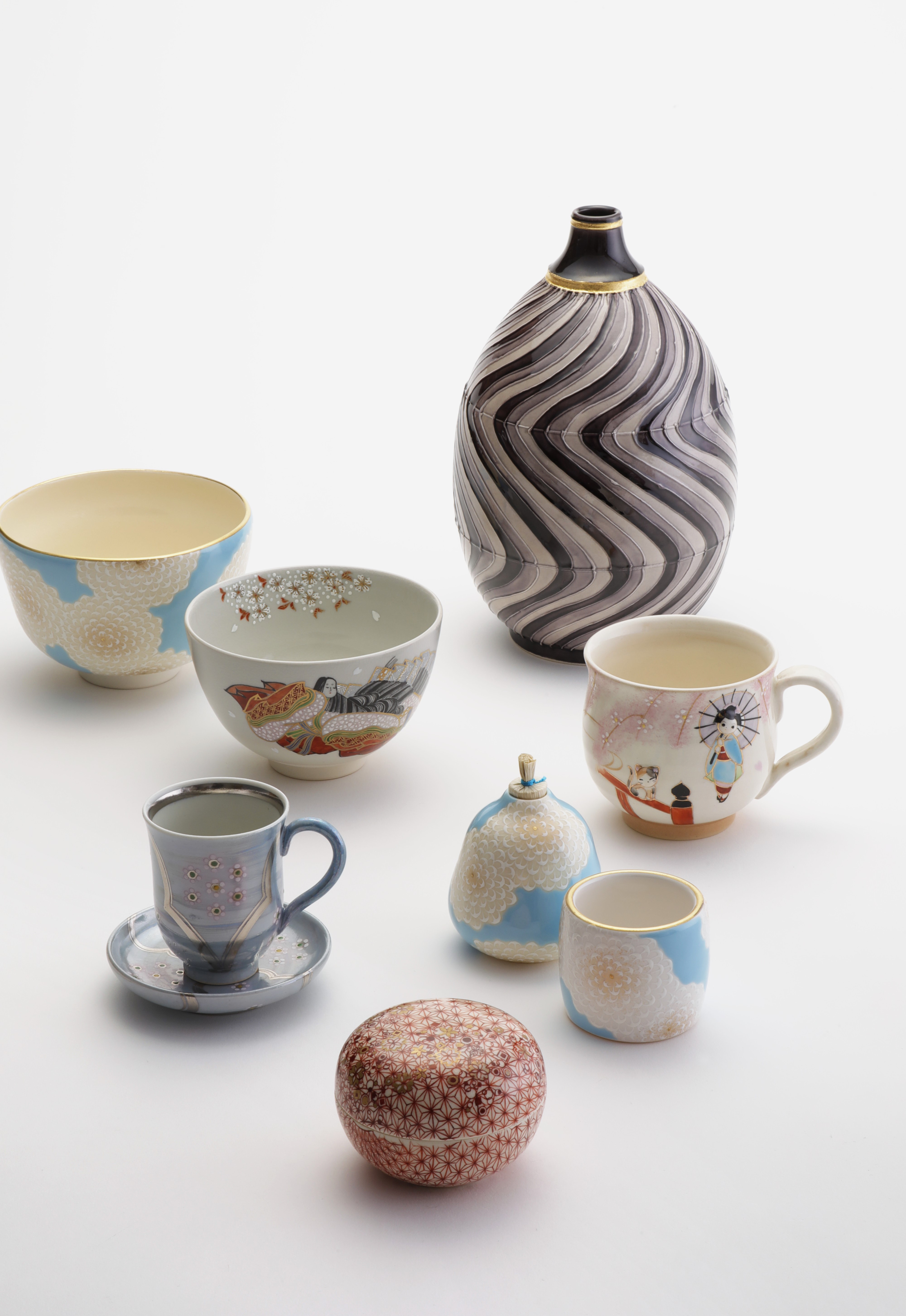 第49回陶絵会展 色絵「日本昔ばなし」 京都陶磁器会館 Kyoto Ceramic Center